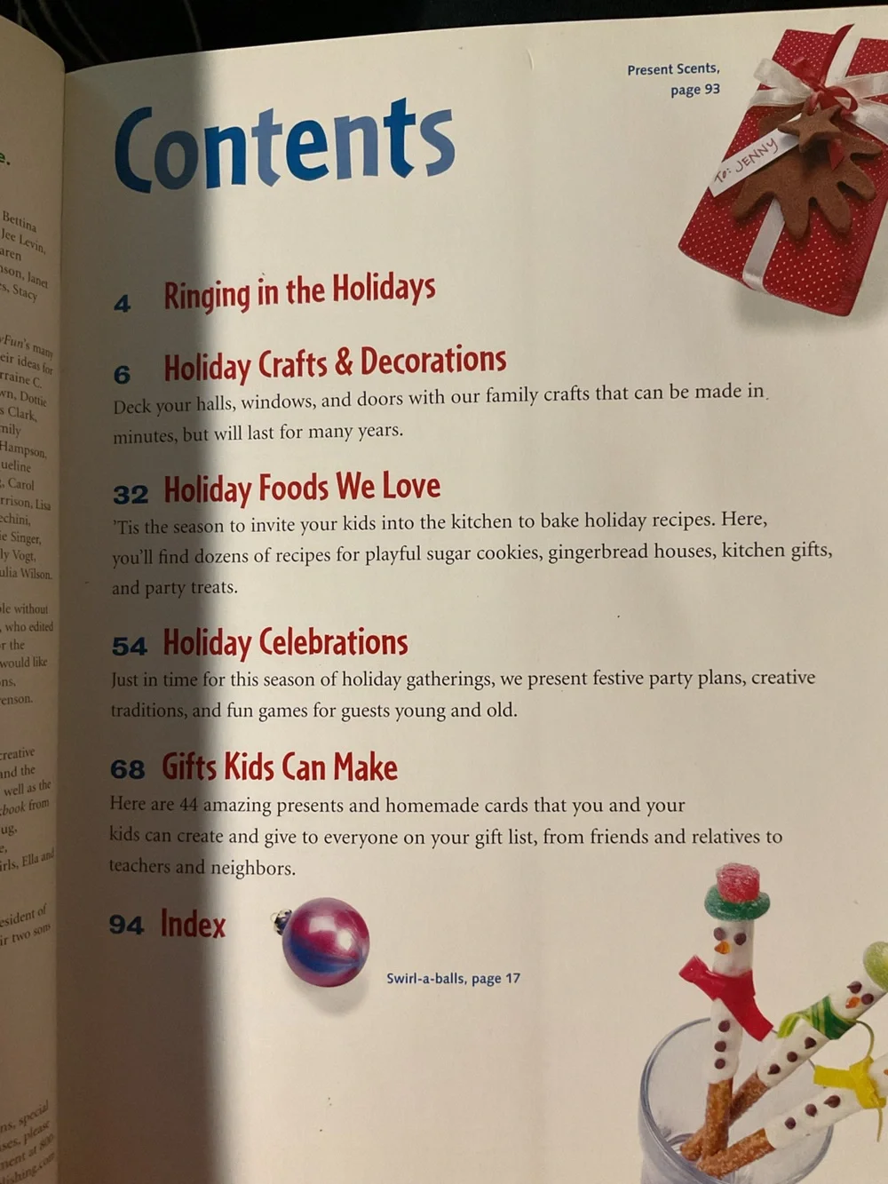 Early 2000s Disney FamilyFun Homemade Holidays Book – Red, Green, White